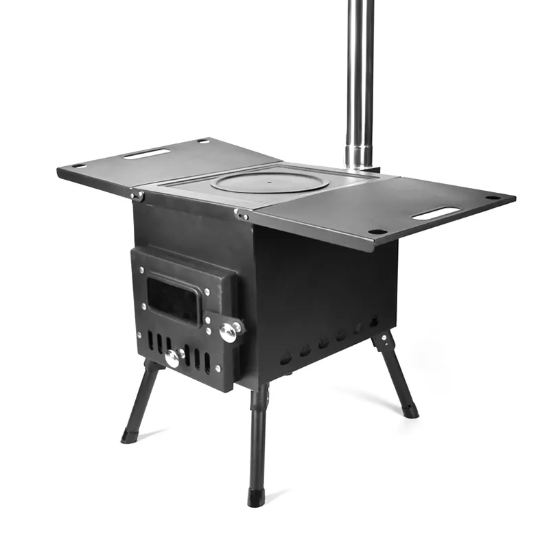 Integrated detachable large outdoor stove