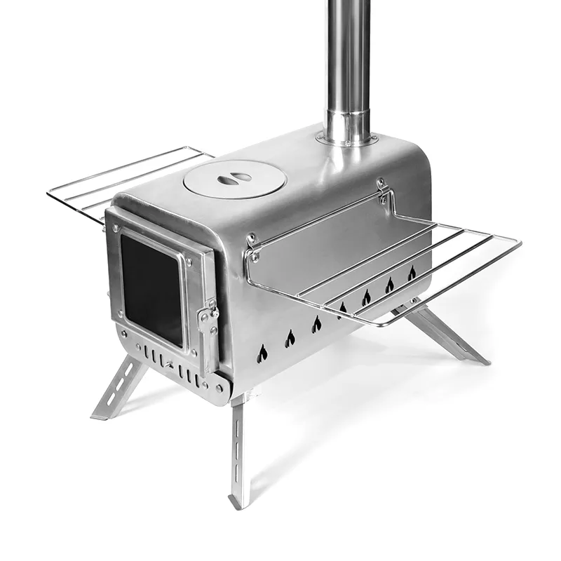 Circular arc bevel anti-scald tent stove