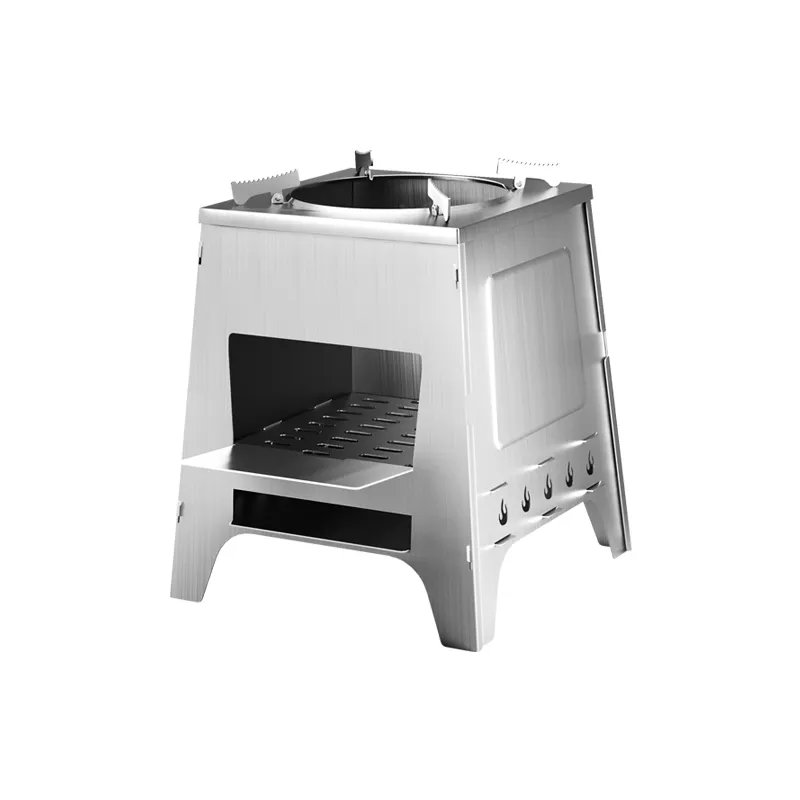 Demountable stainless steel small tower stove