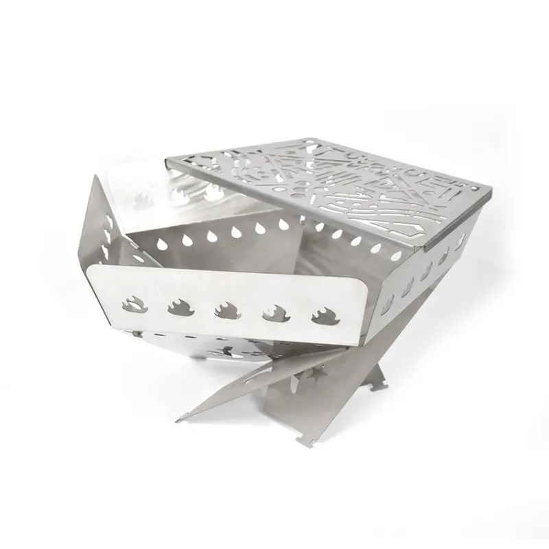 Small six-piece flame incinerator