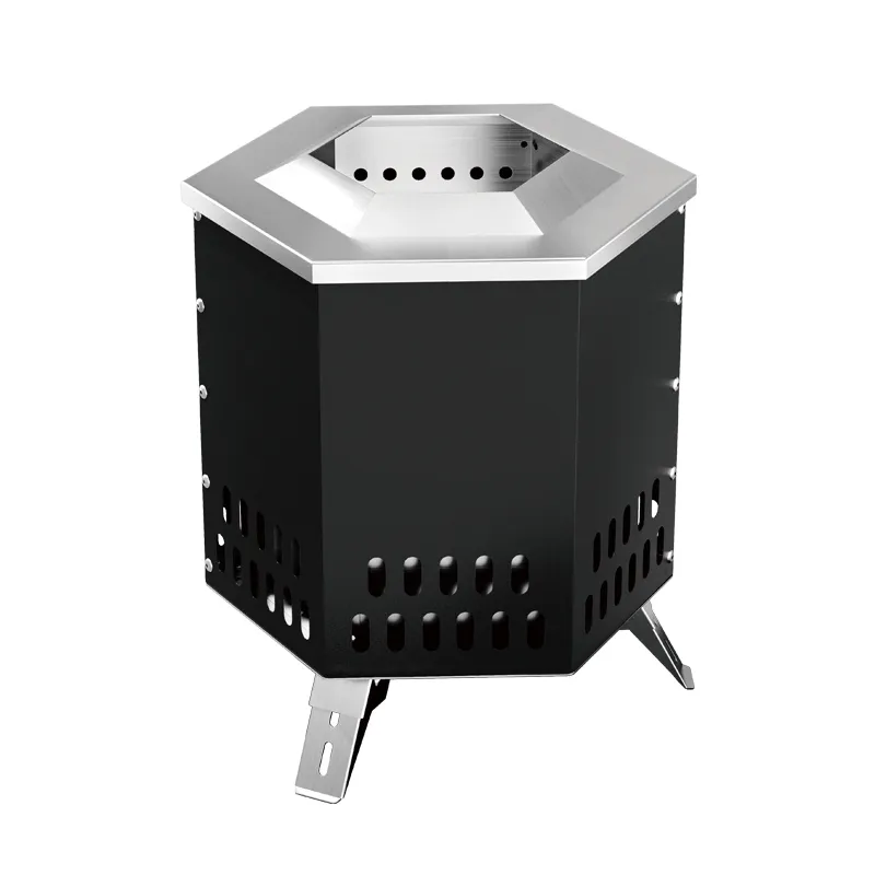 Six-sided black pyre